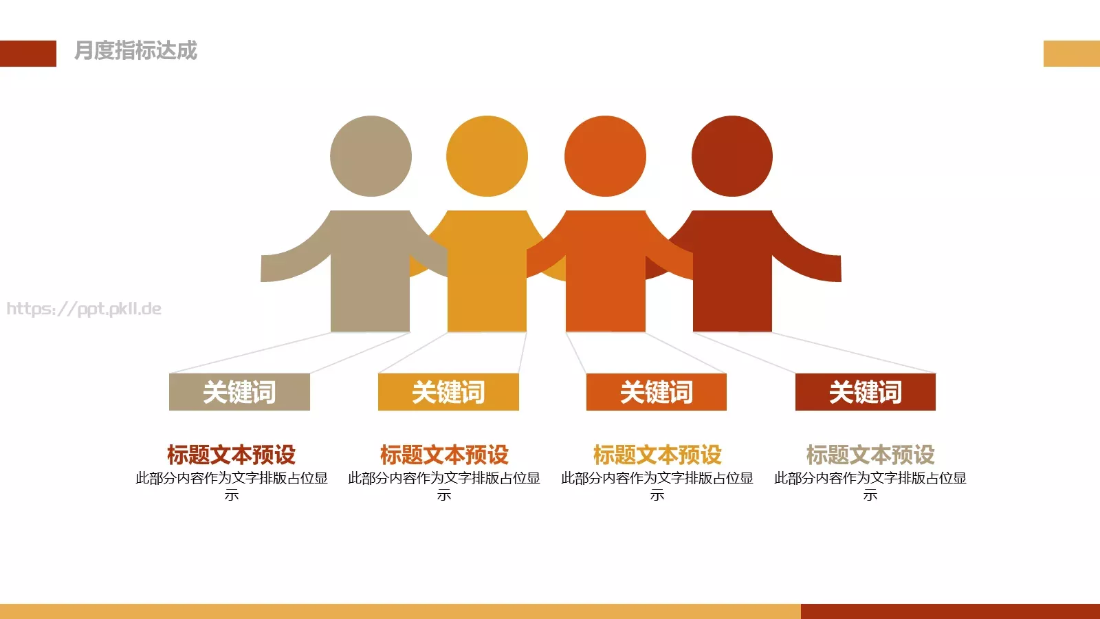 工作计划汇报PPT模板 第 12 页预览图