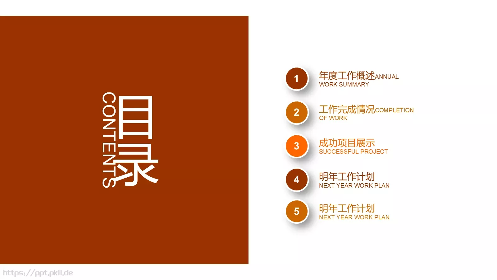 工作计划汇报PPT模板 第 2 页缩略图