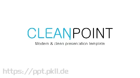 CLEANPOINT动态PPT模板 缩略图
