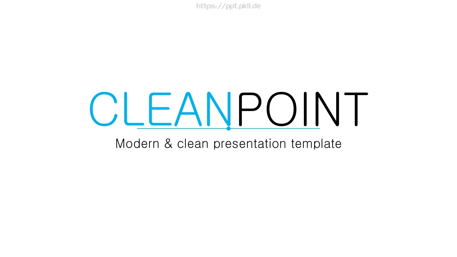 CLEANPOINT动态PPT模板 第 1 页缩略图