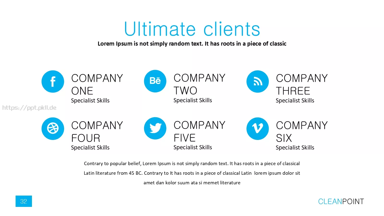 CLEANPOINT动态PPT模板 第 32 页预览图