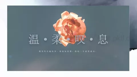 清新淡雅文艺通用PPT模板 缩略图