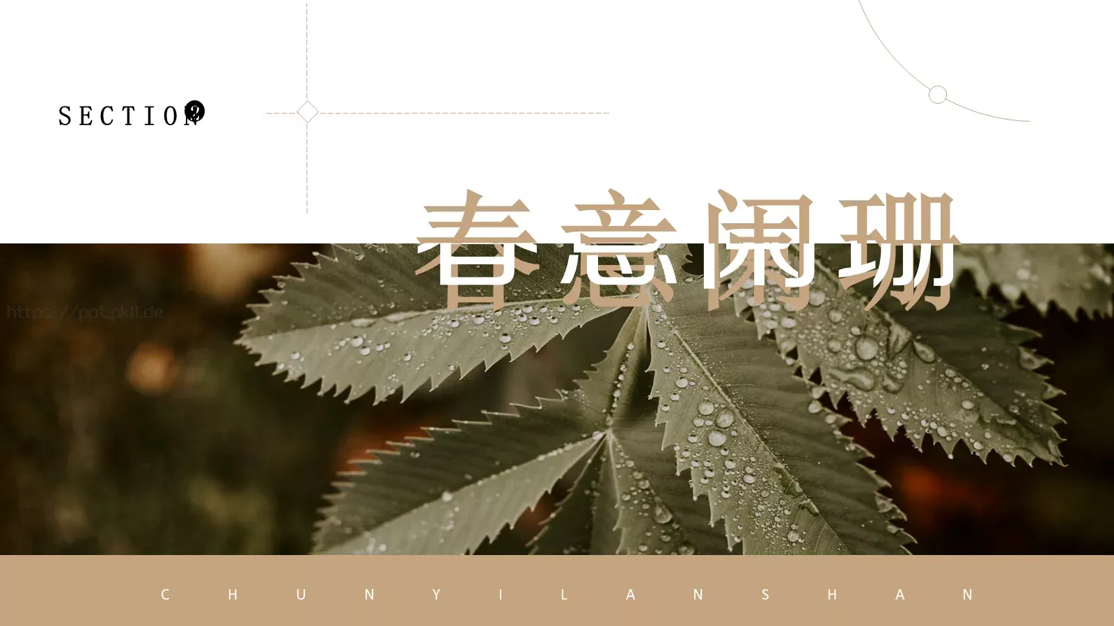 闲庭通用PPT模板 第 8 页预览图