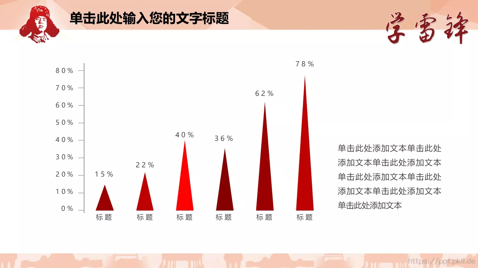 红领巾汇报PPT模板 第 6 页预览图