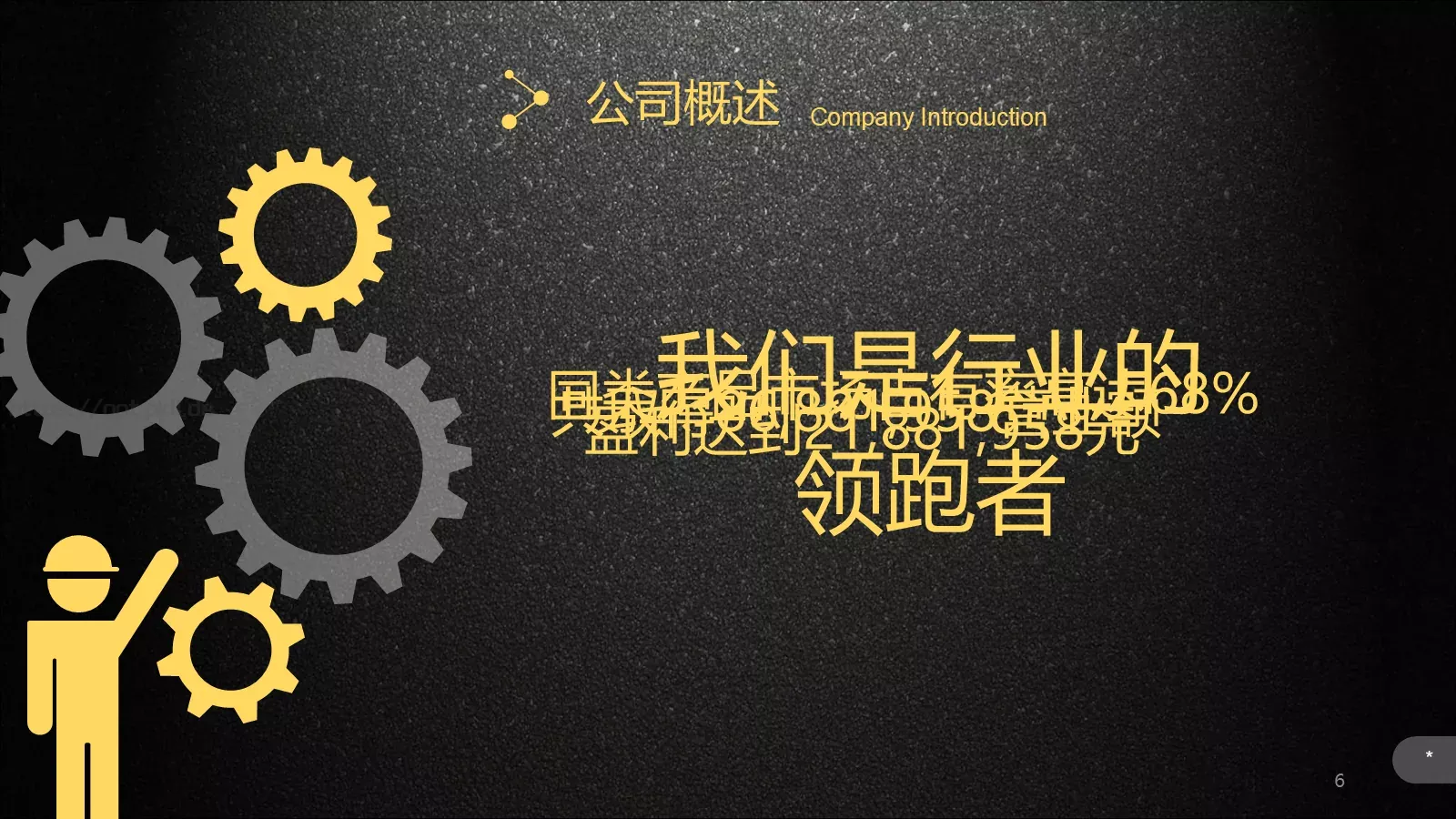 公司介绍企业宣传通用PPT模板 第 6 页预览图