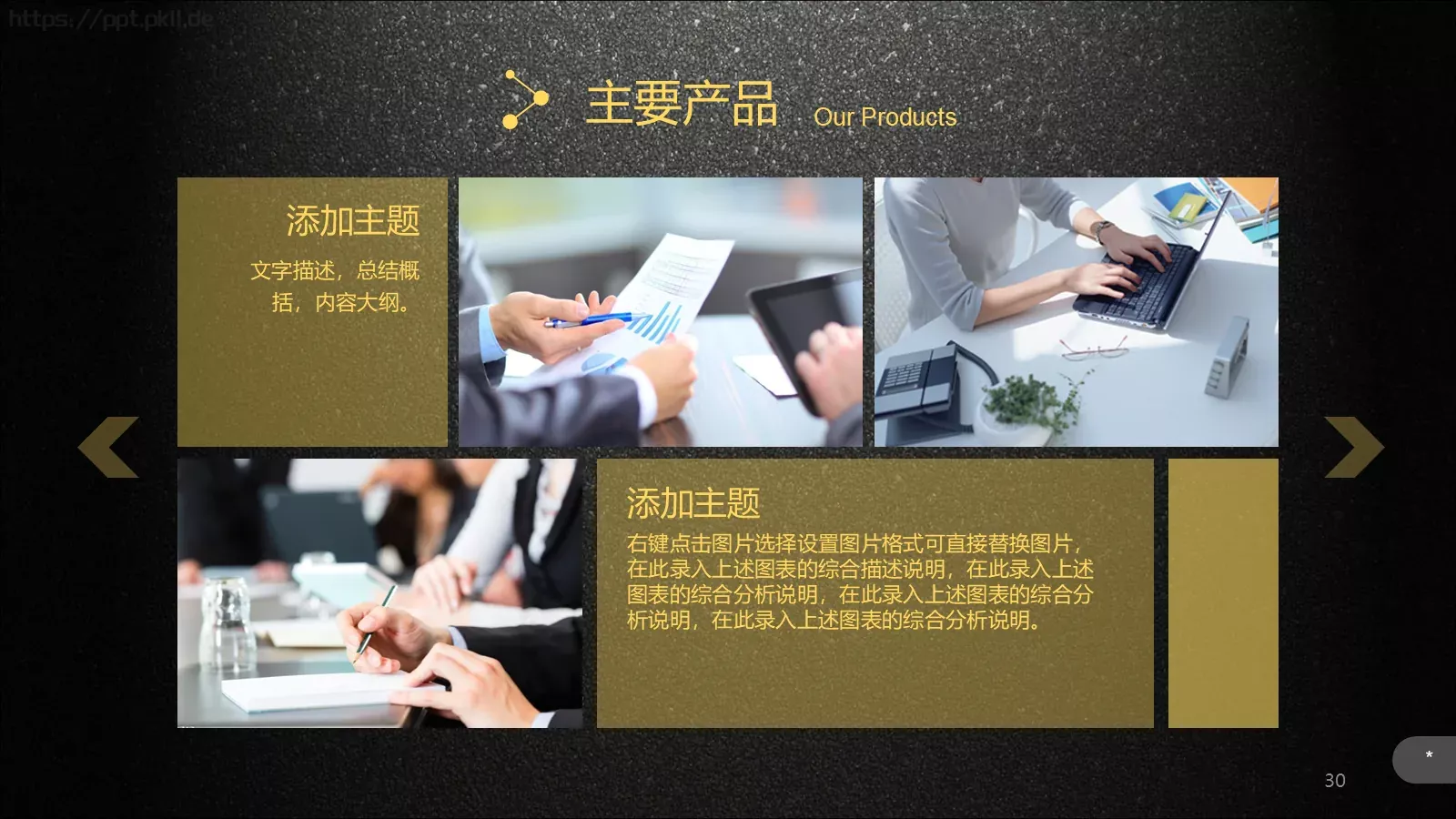 公司介绍企业宣传通用PPT模板 第 30 页预览图