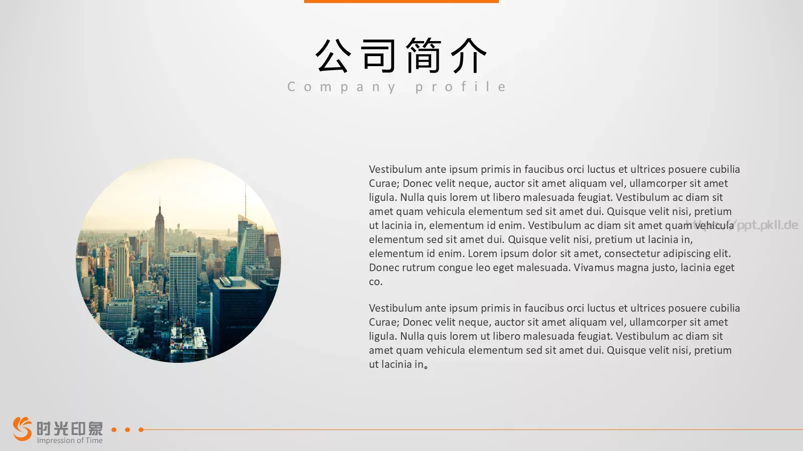 轻松创业第一步公司介绍PPT模板 第 4 页缩略图