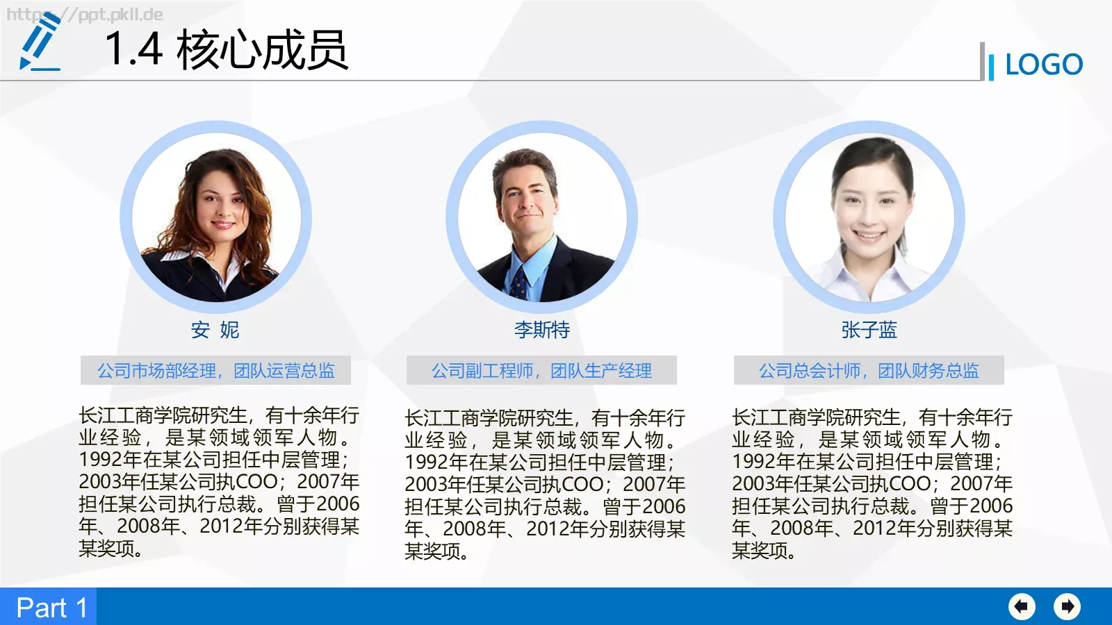 商业融资计划书PPT模板 第 7 页预览图