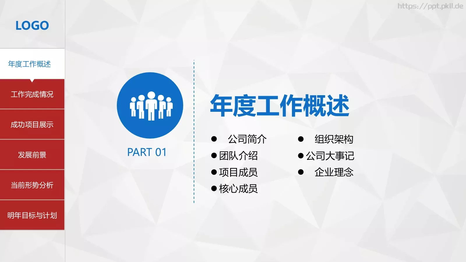 公司简介框架完整PPT模板 第 2 页缩略图