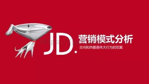 项目汇报营销模式分析PPT模板 缩略图