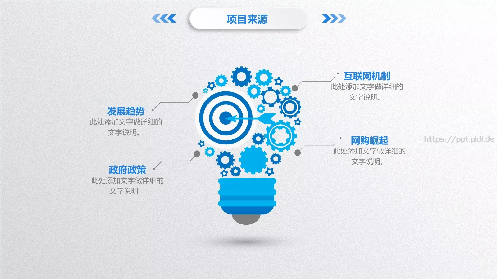 简洁实用商务汇报PPT模板 第 13 页预览图