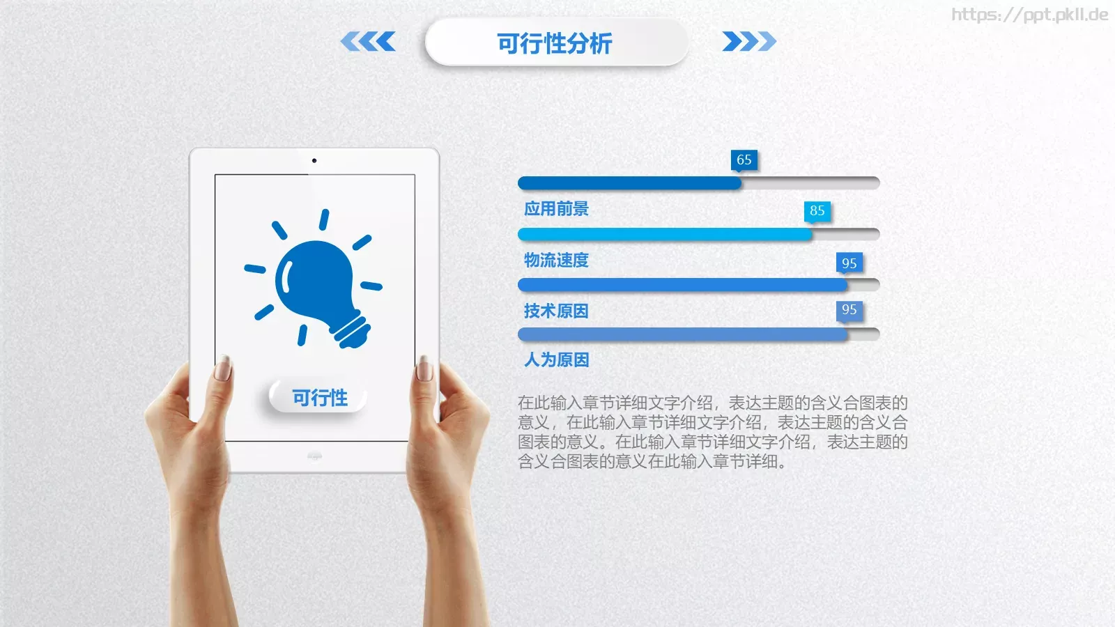 简洁实用商务汇报PPT模板 第 19 页预览图