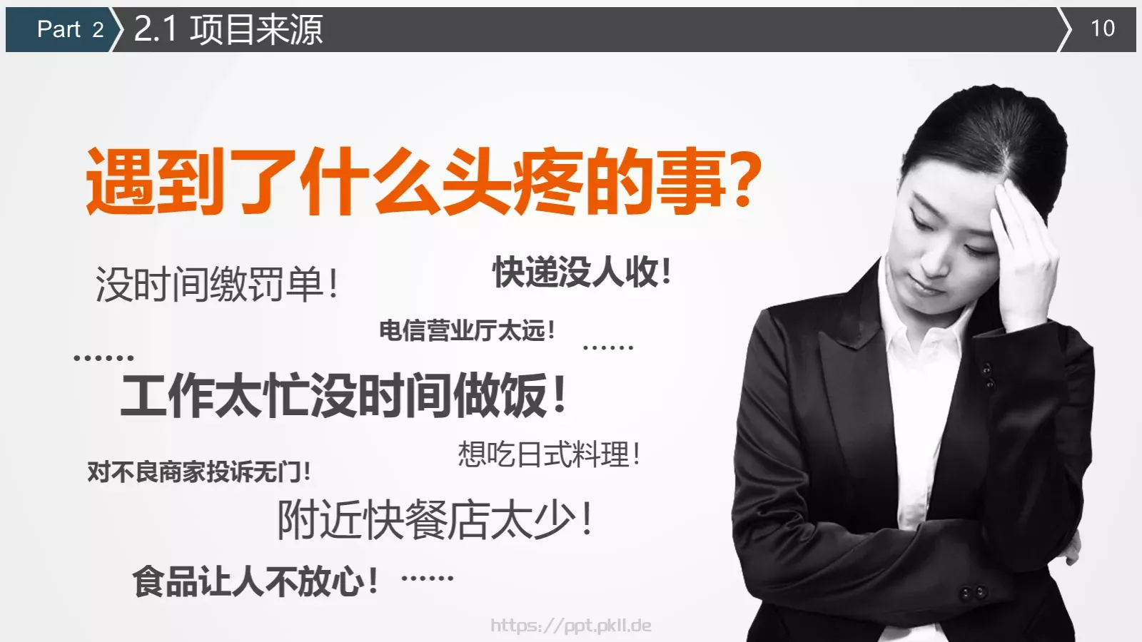 商业计划书PPT模板 第 10 页预览图