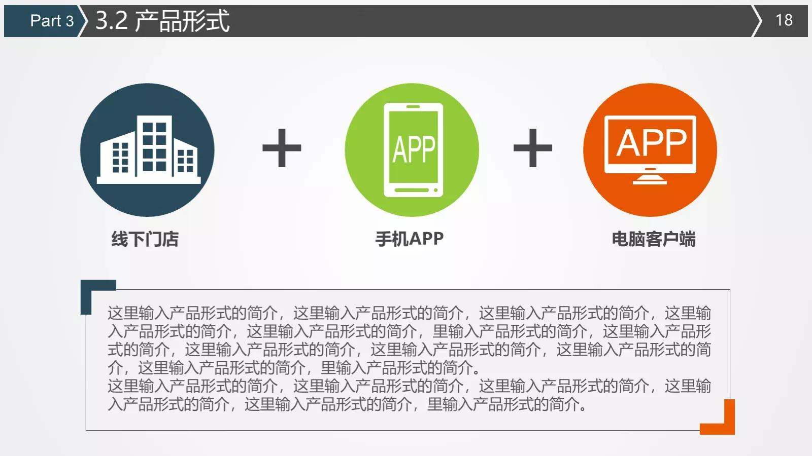 商业计划书PPT模板 第 18 页预览图