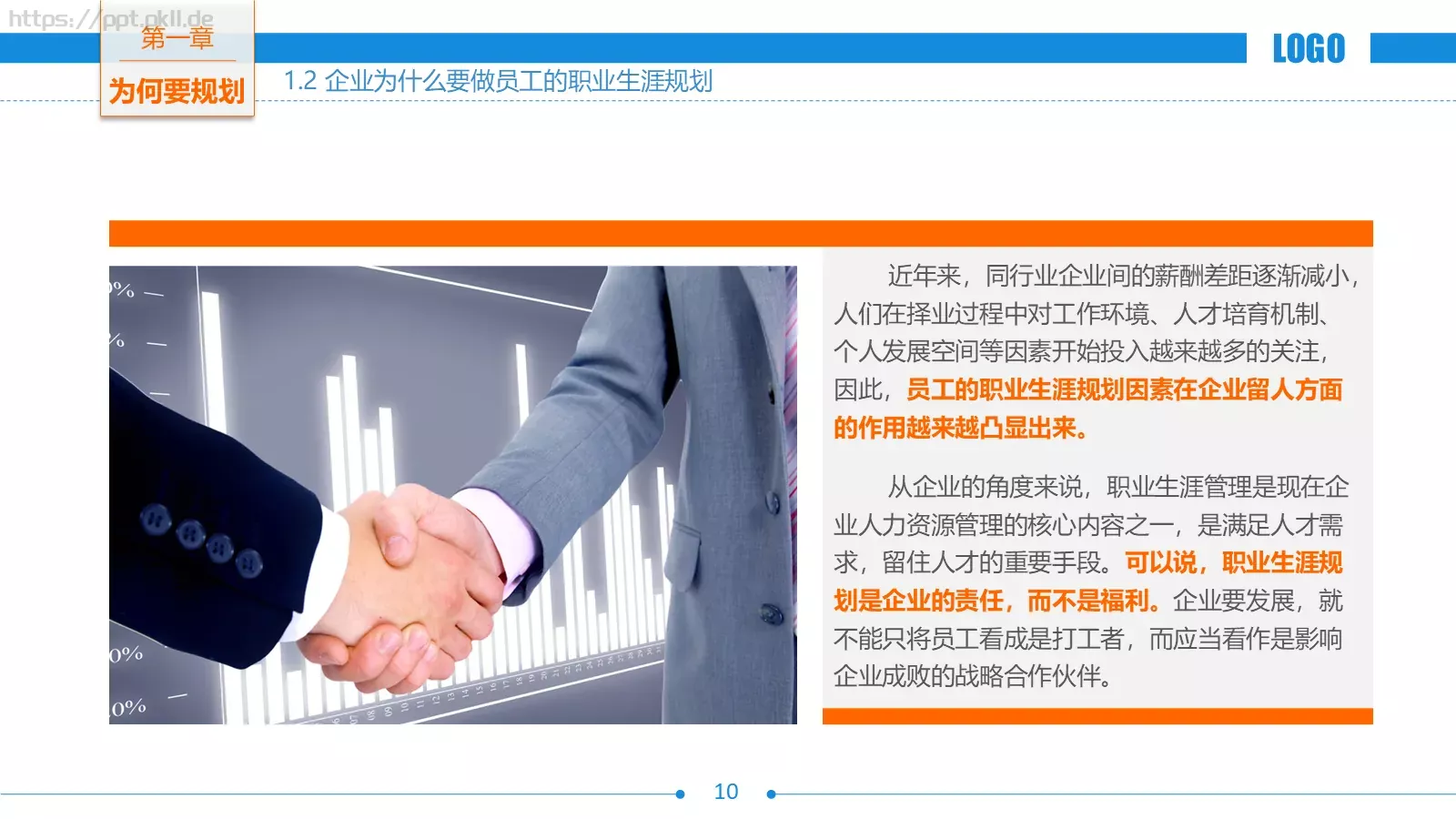 职业生涯规划PPT模板 第 10 页预览图