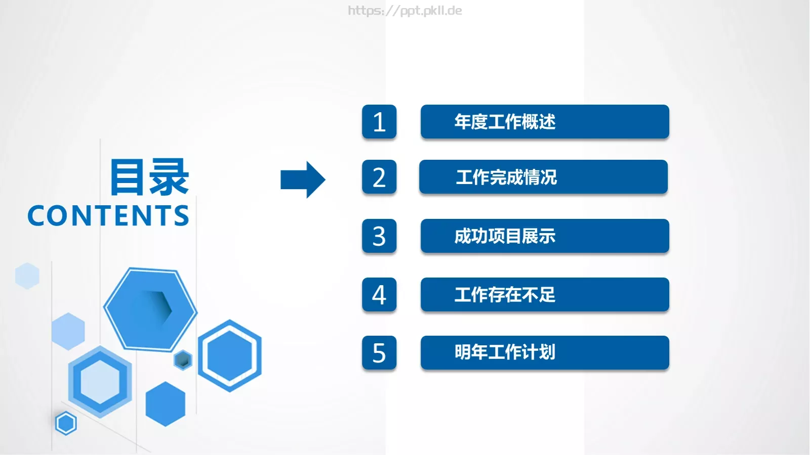 工作汇报年终总结PPT模板 第 9 页预览图