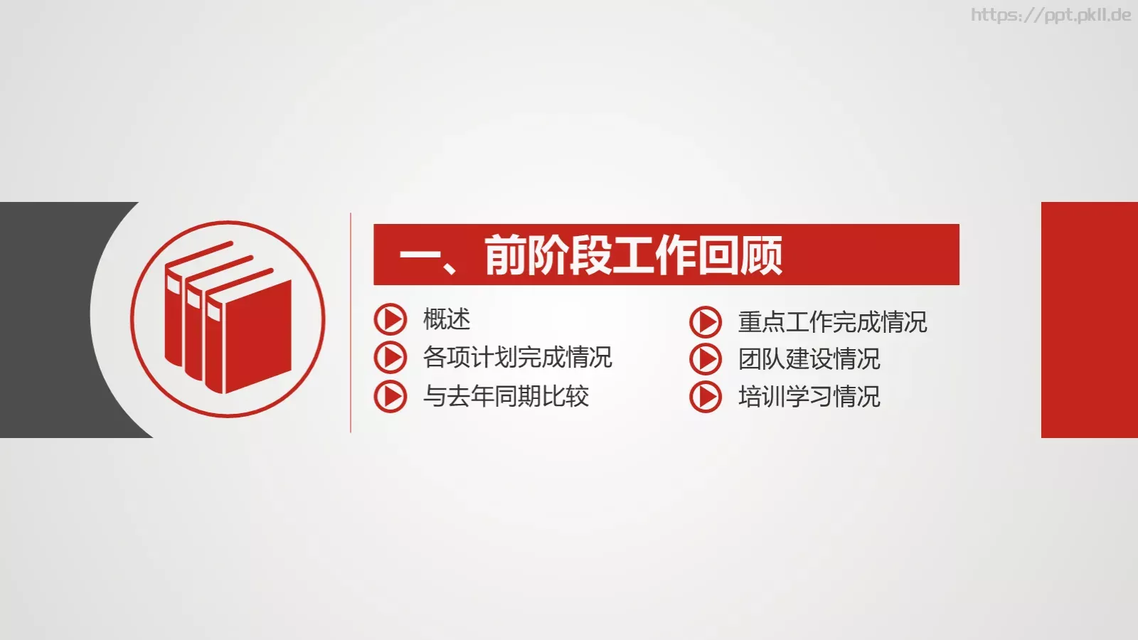 工作计划总结报告通用PPT模板 第 3 页缩略图