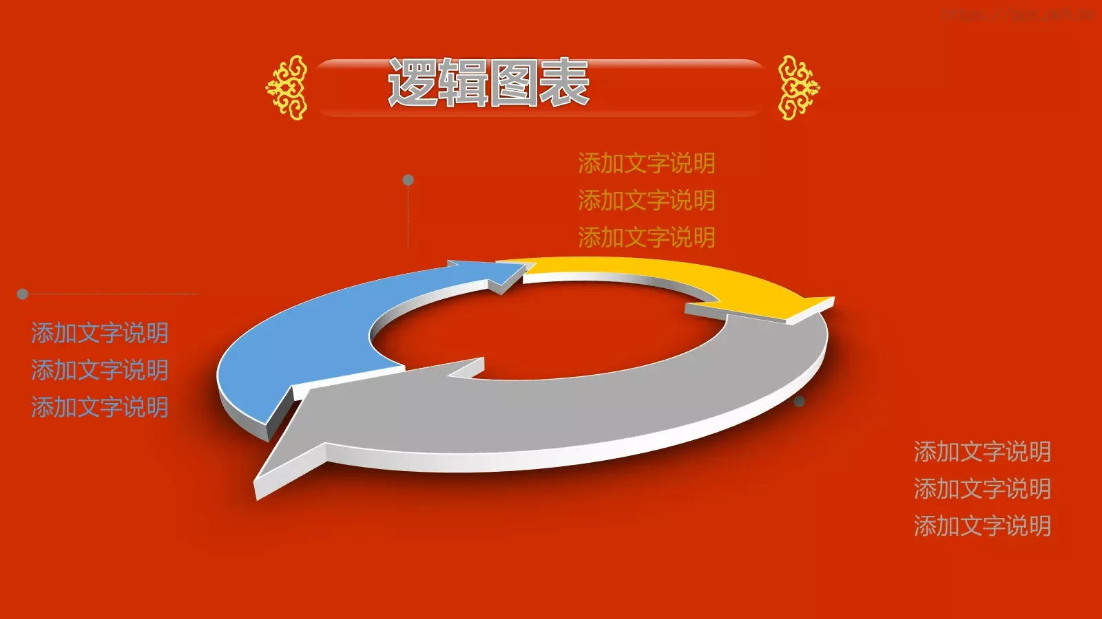 羊年剪纸PPT模板 第 6 页预览图