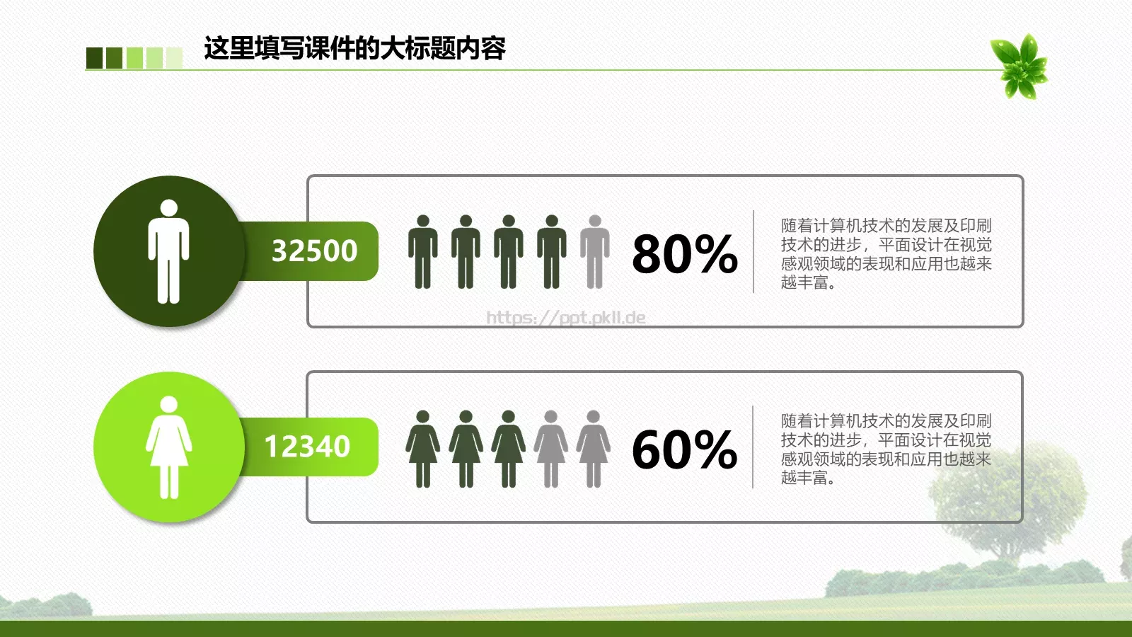 绿色环保工作总结PPT模板 第 11 页预览图