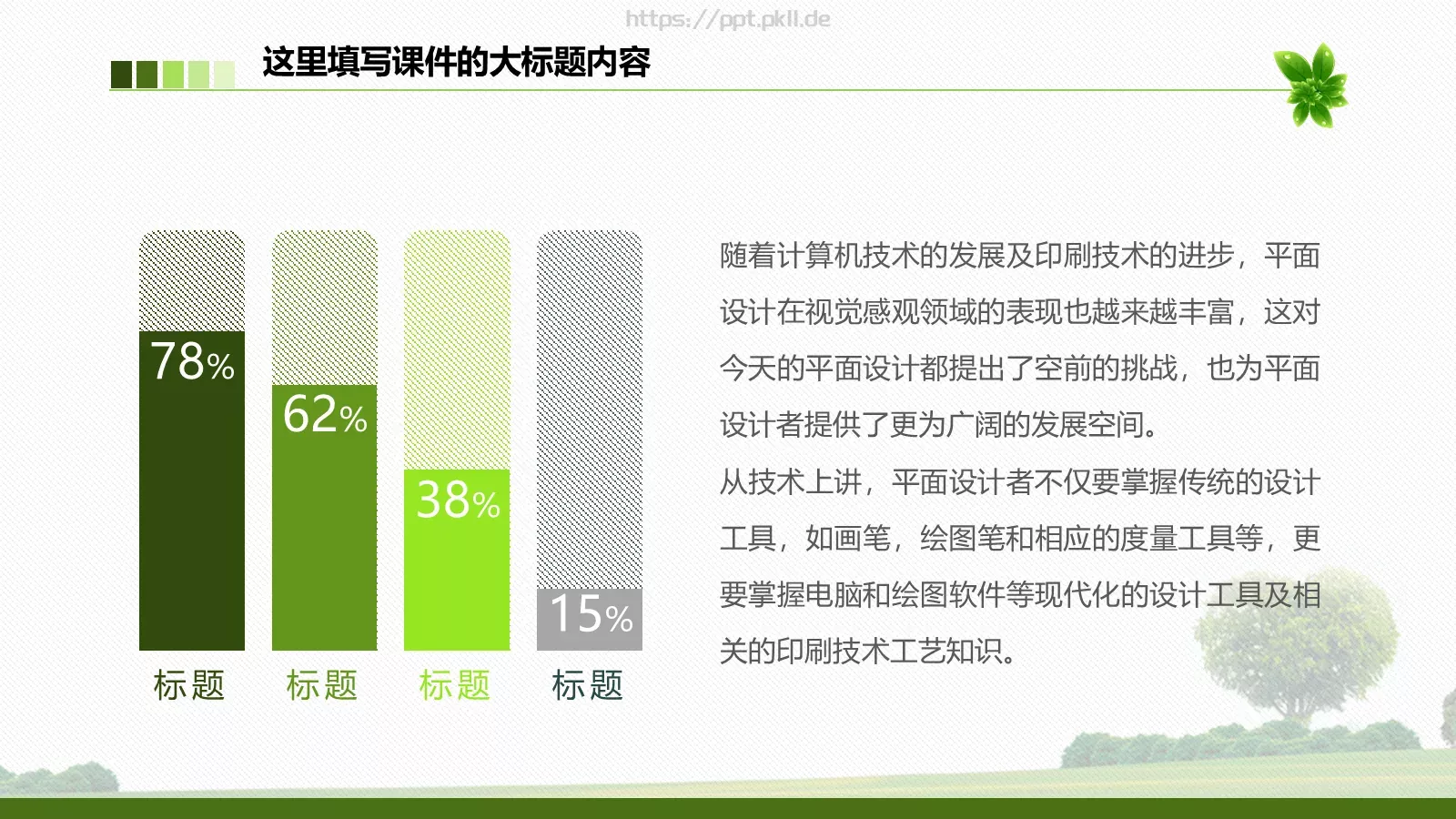 绿色环保工作总结PPT模板 第 12 页预览图