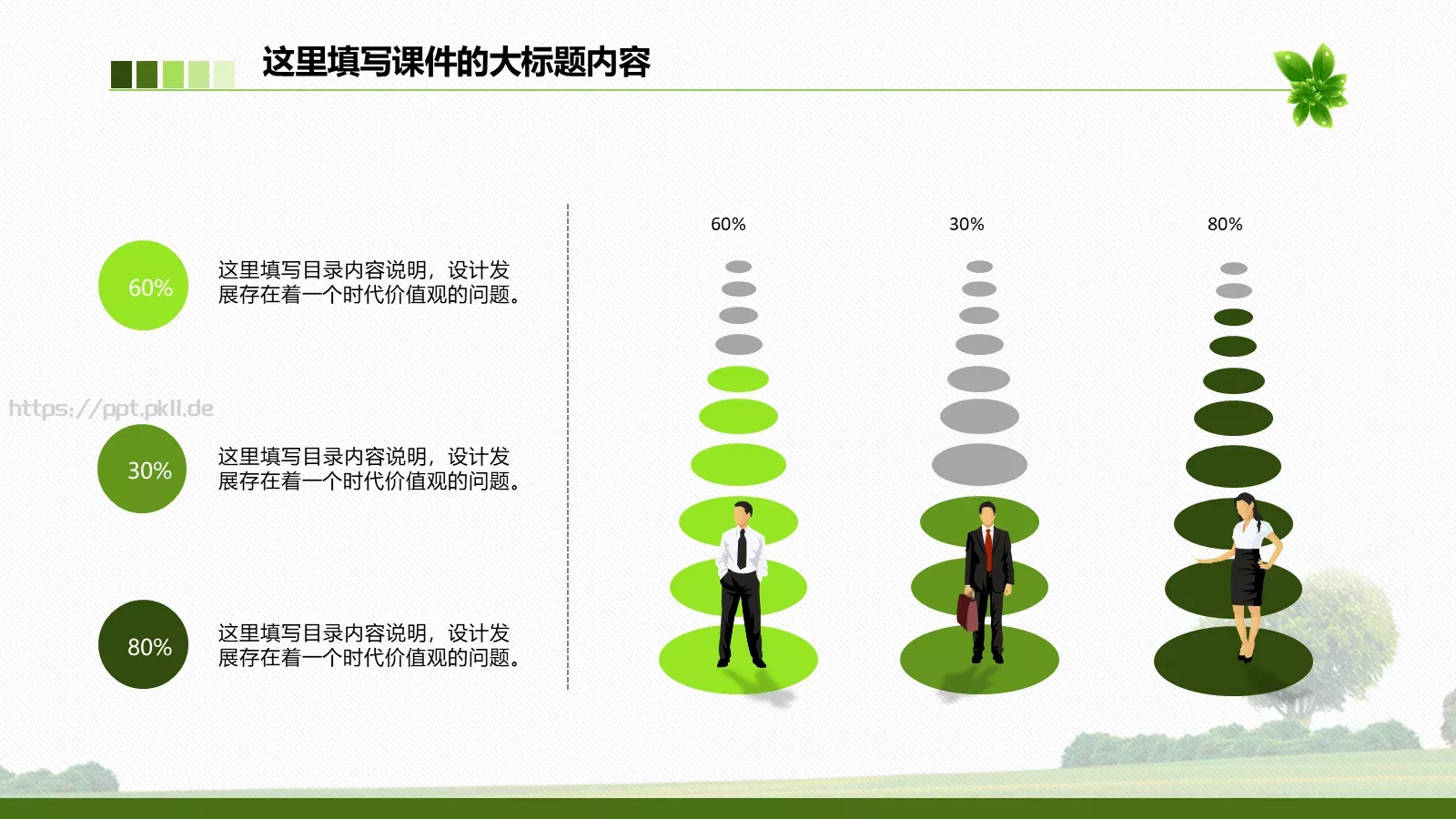 绿色环保工作总结PPT模板 第 17 页预览图