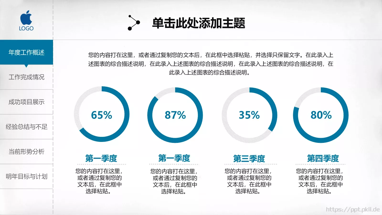 工作总结汇报PPT模板 第 7 页预览图