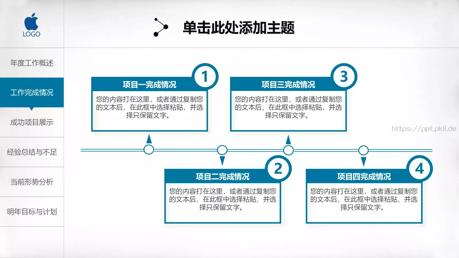 工作总结汇报PPT模板 第 13 页预览图