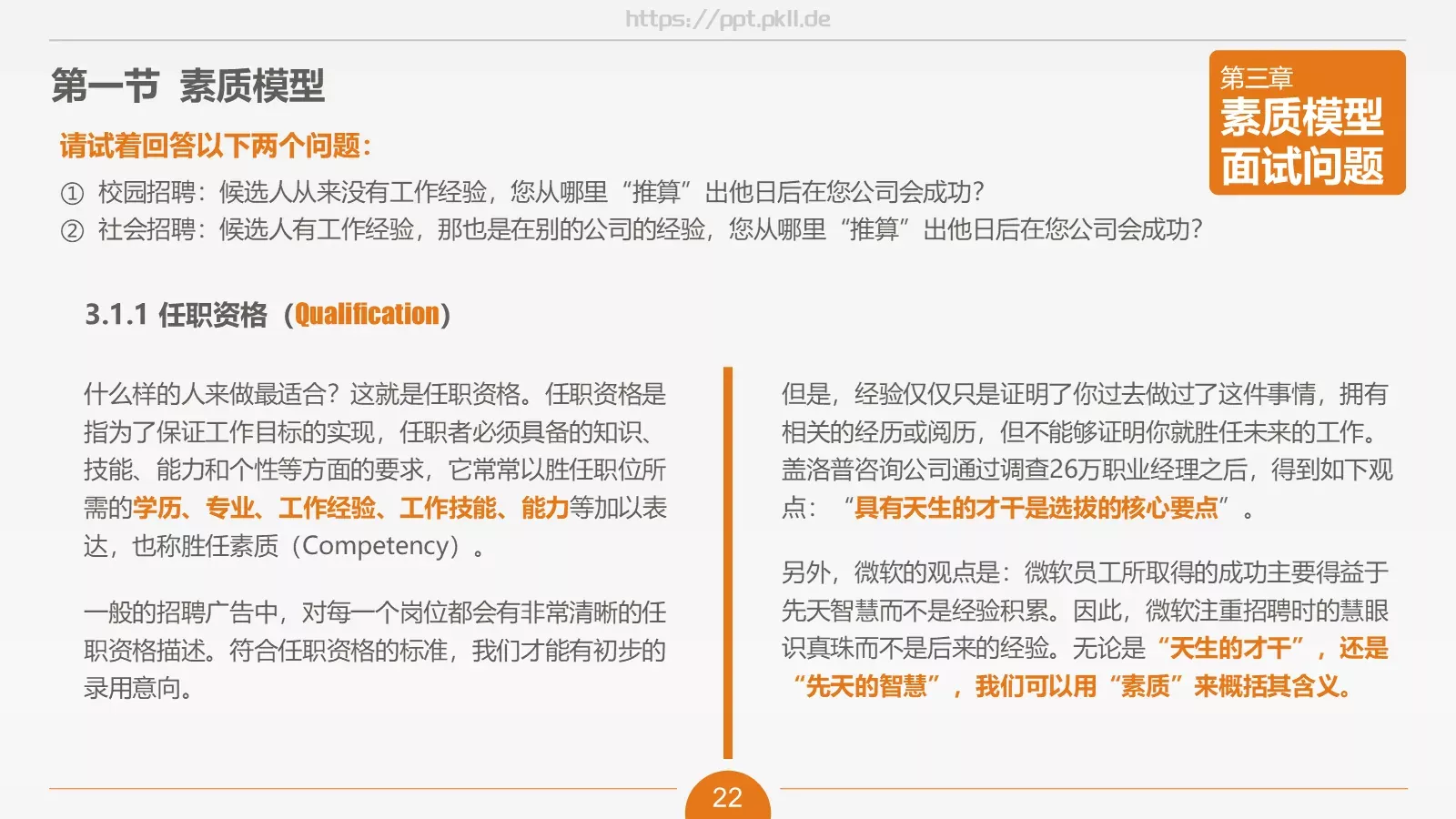 人力资源部内训之六PPT模板 第 22 页预览图