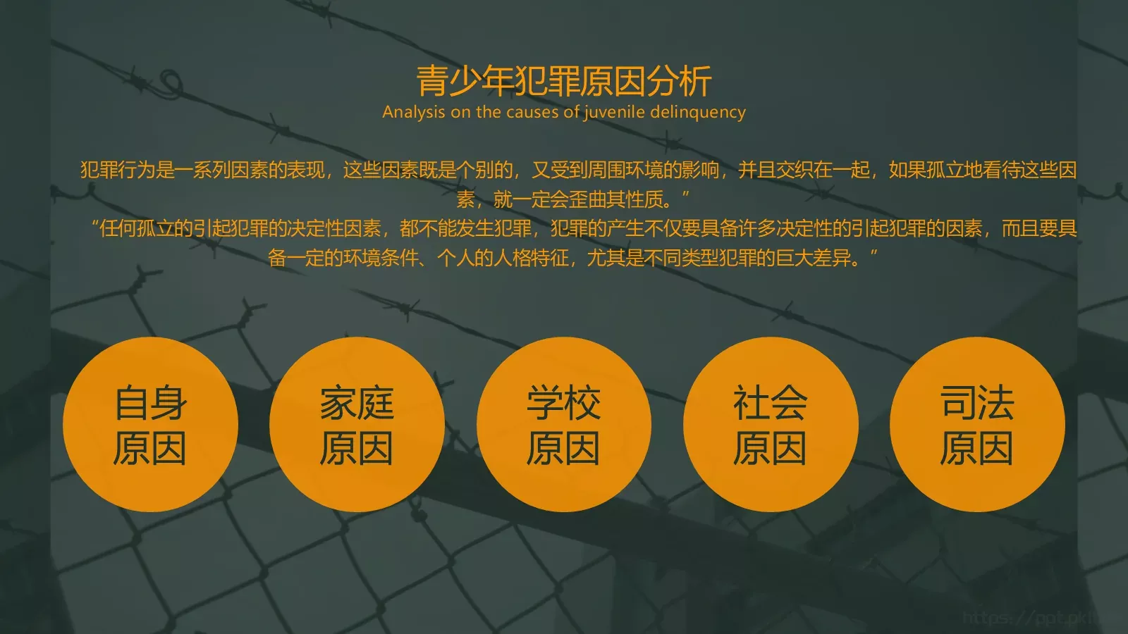 认识与预防青少年犯罪PPT模板 第 12 页预览图