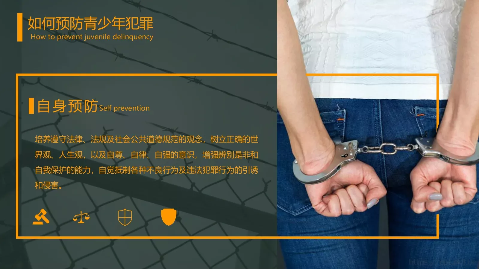 认识与预防青少年犯罪PPT模板 第 20 页预览图