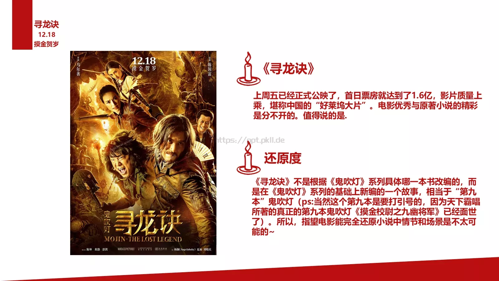鬼吹灯绘本故事PPT模板 第 2 页缩略图