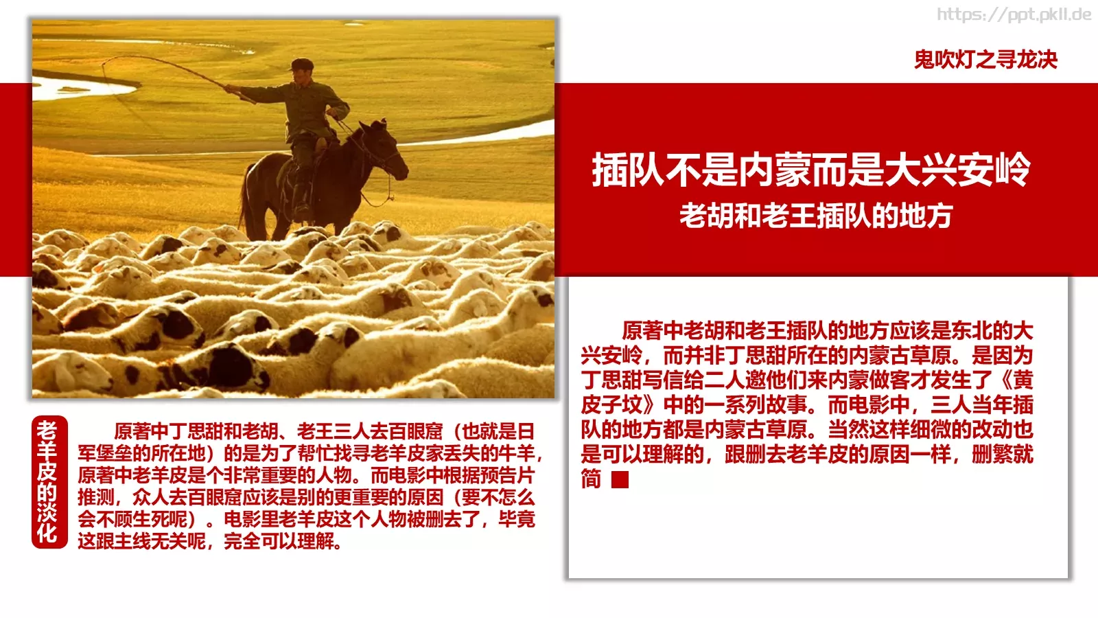 鬼吹灯绘本故事PPT模板 第 15 页预览图