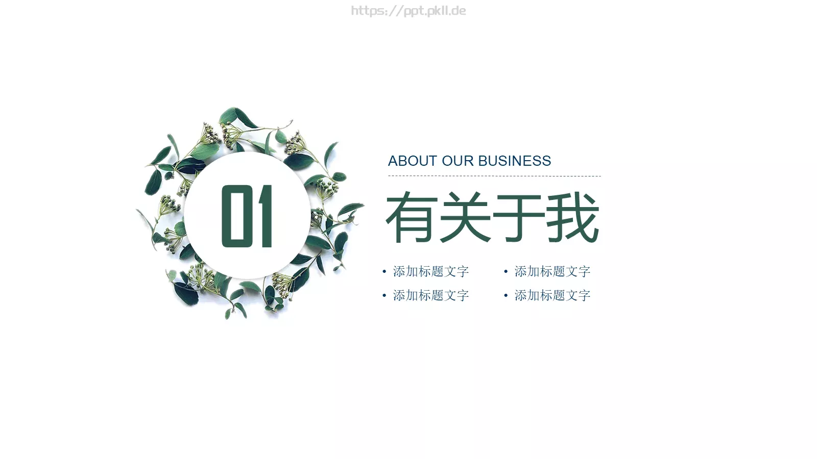 小清新个人简历PPT模板 第 3 页缩略图
