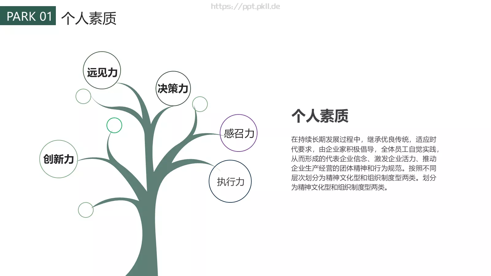 小清新个人简历PPT模板 第 11 页预览图