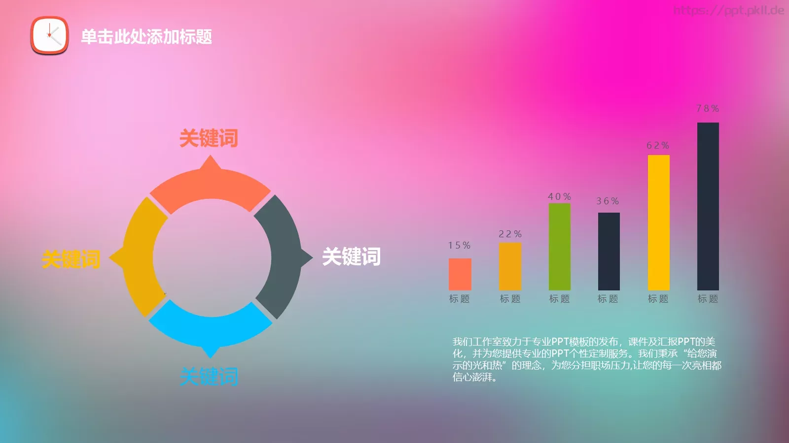 工作汇报清新唯美通用PPT模板 第 21 页预览图