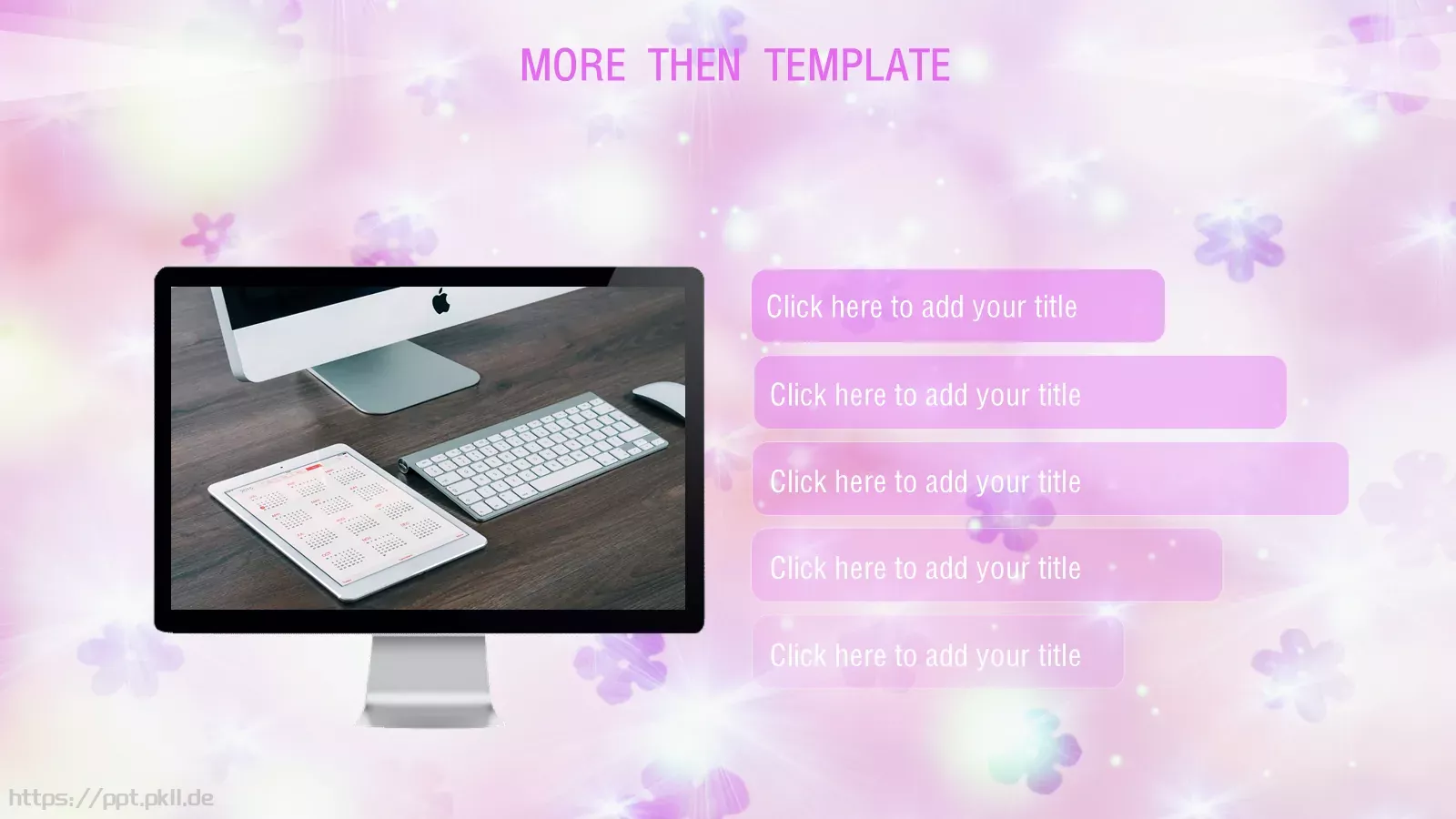 清新唯美通用PPT模板 第 7 页预览图