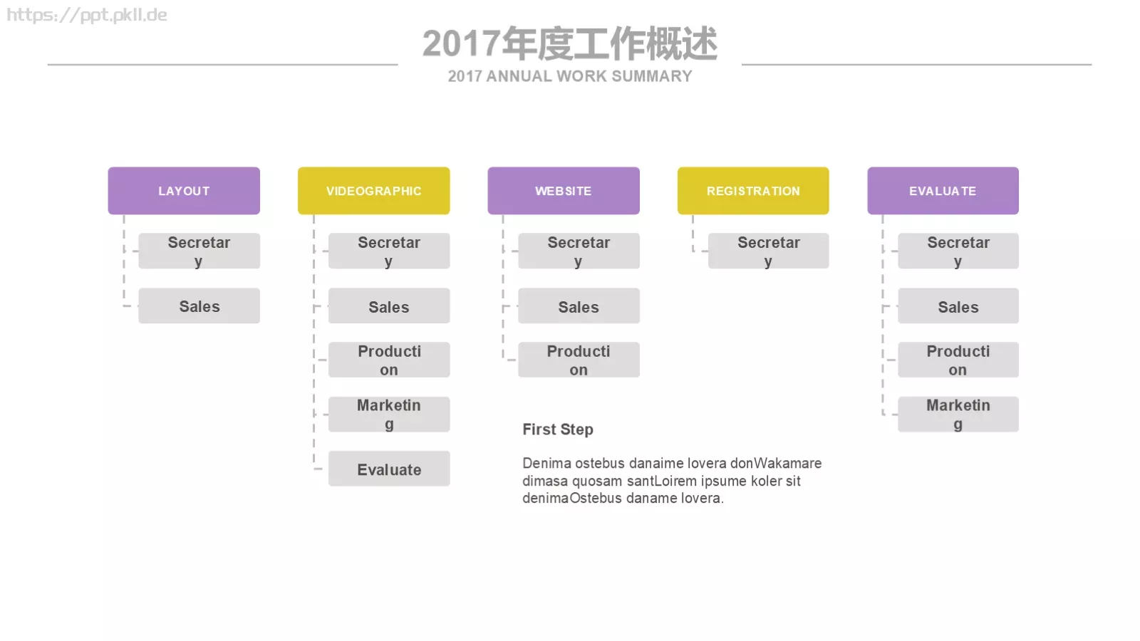 清新淡雅花工作计划PPT模板 第 10 页预览图