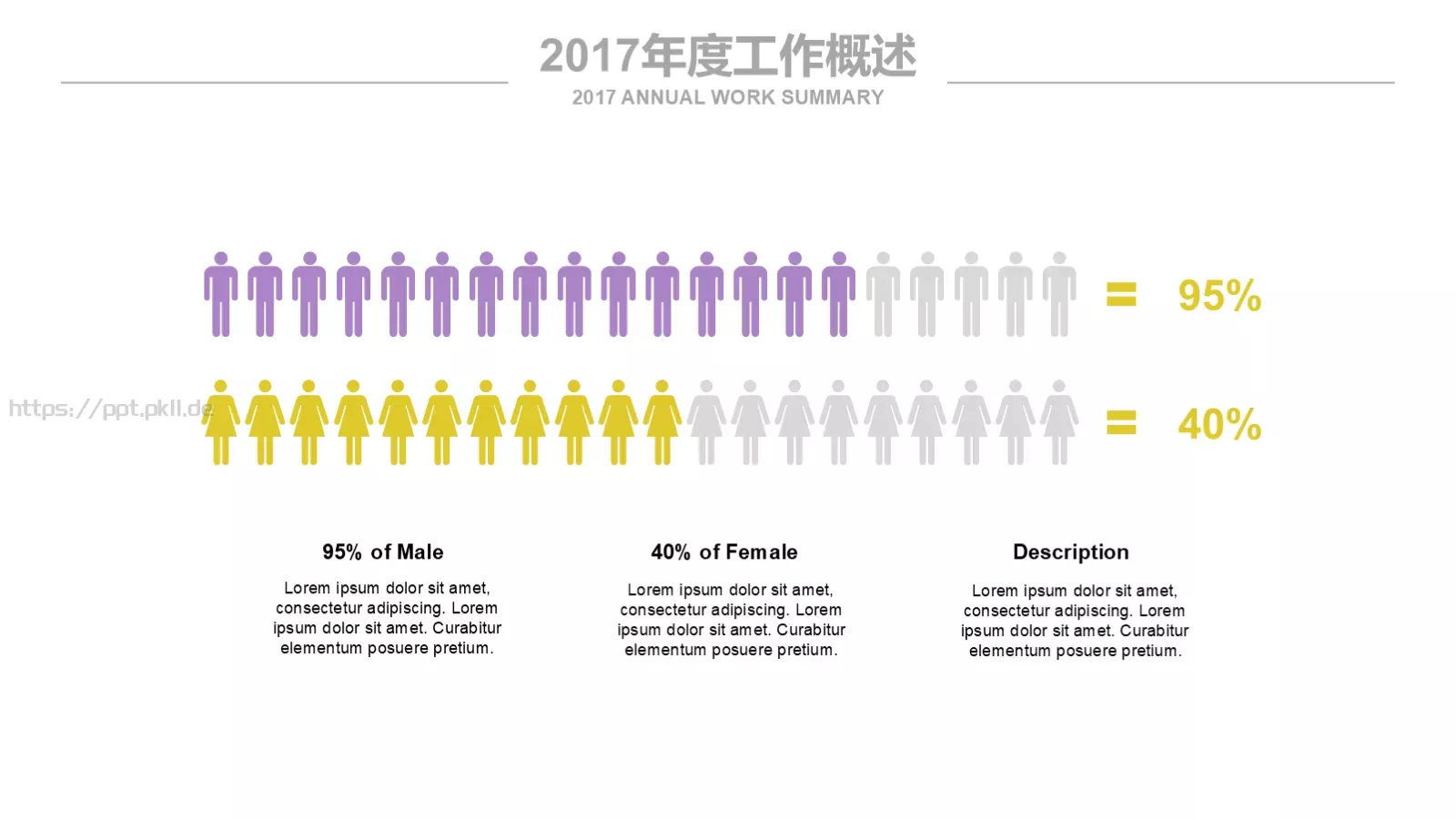 清新淡雅花工作计划PPT模板 第 11 页预览图