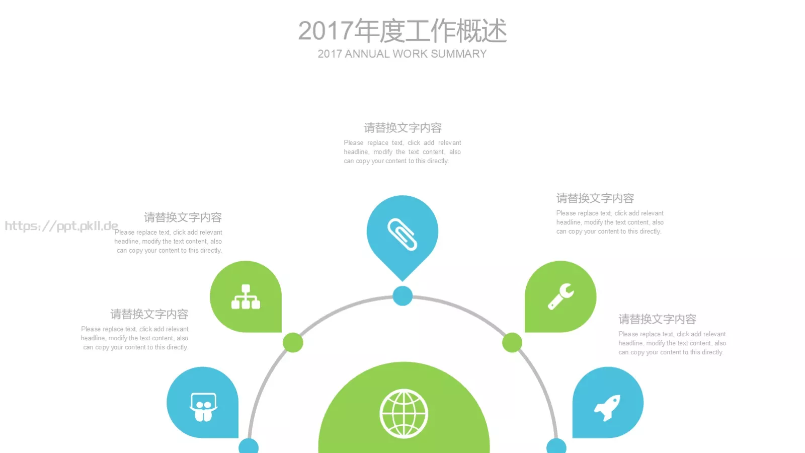 工作总结PPT模板 第 5 页预览图