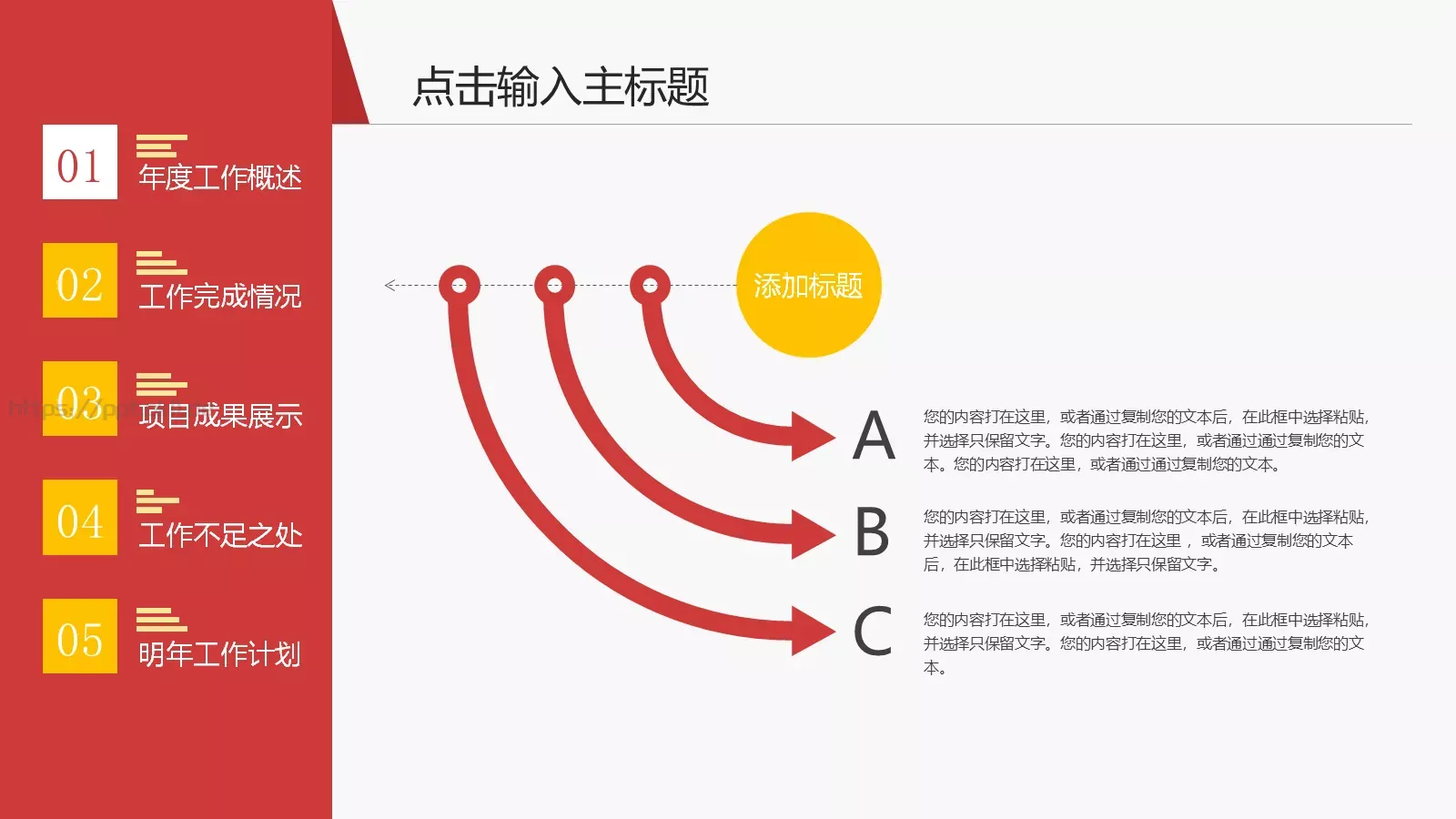 年度工作总结汇报PPT模板 第 8 页预览图