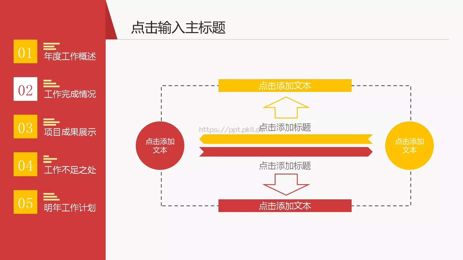 年度工作总结汇报PPT模板 第 21 页预览图