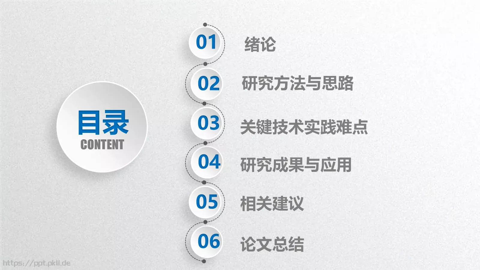 毕业答辩通用PPT模板 第 2 页缩略图
