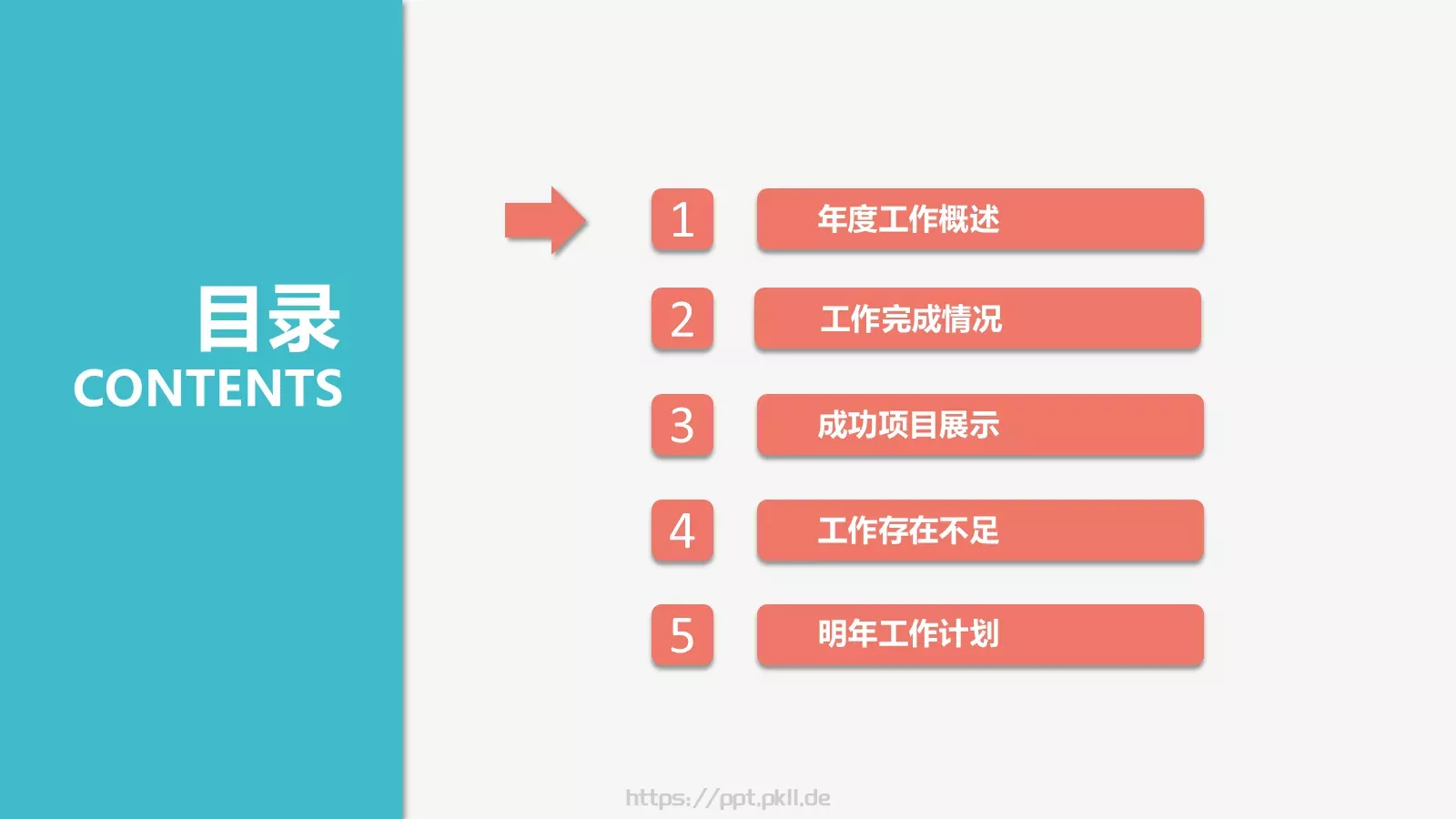 工作总结汇报PPT模板 第 3 页缩略图