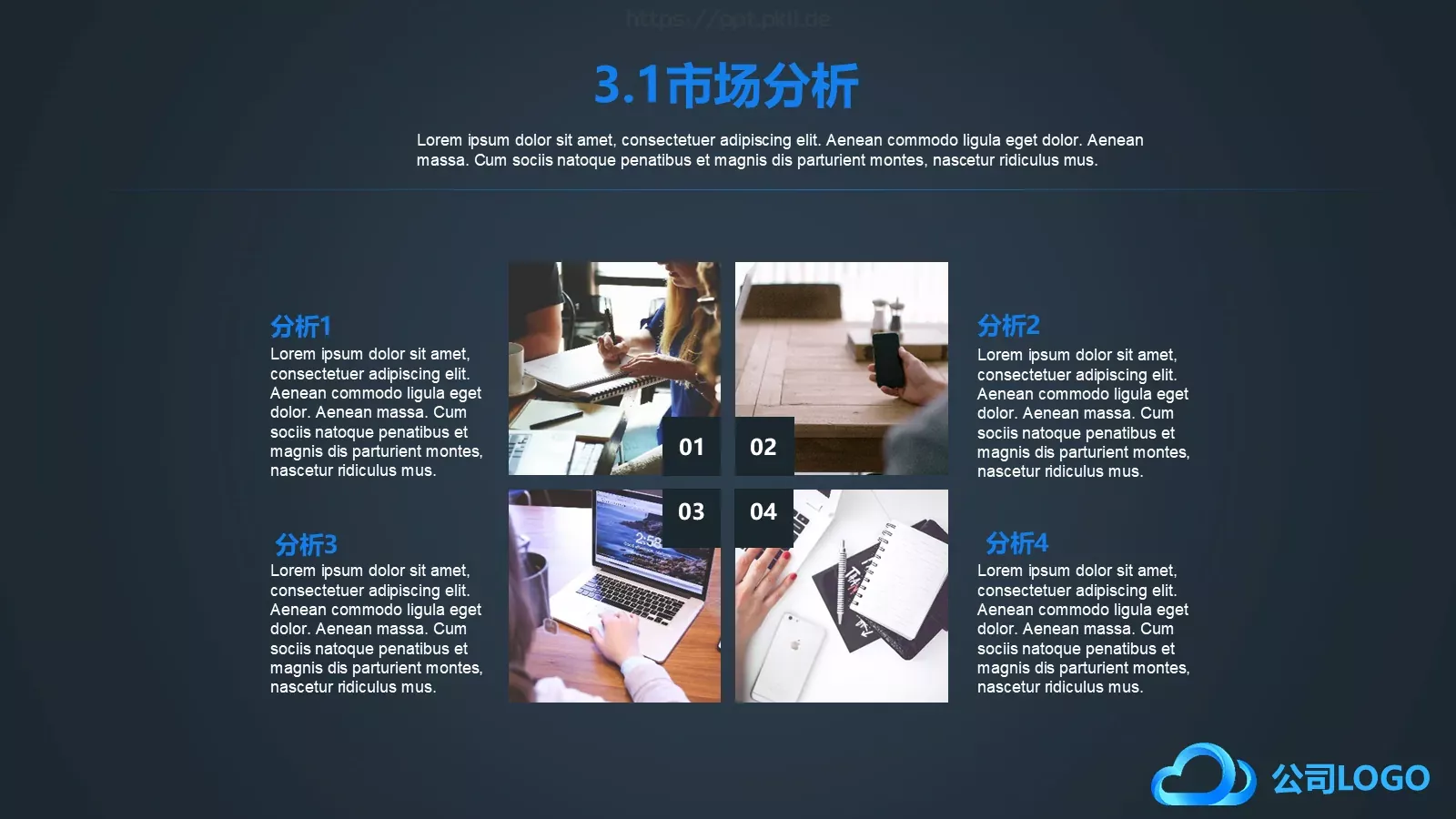 商业计划书PPT模板 第 15 页预览图