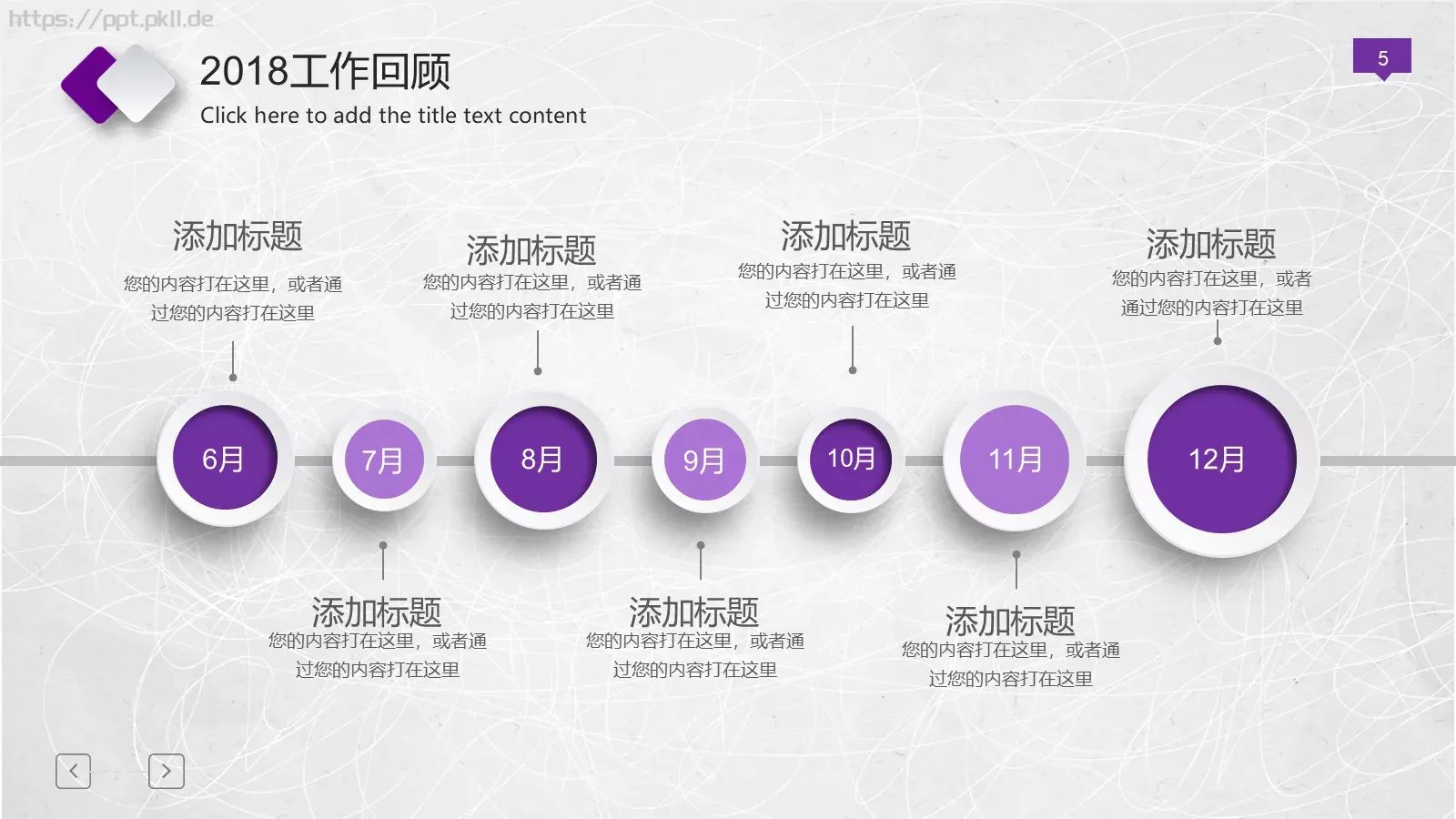 工作报告总结PPT模板 第 5 页预览图