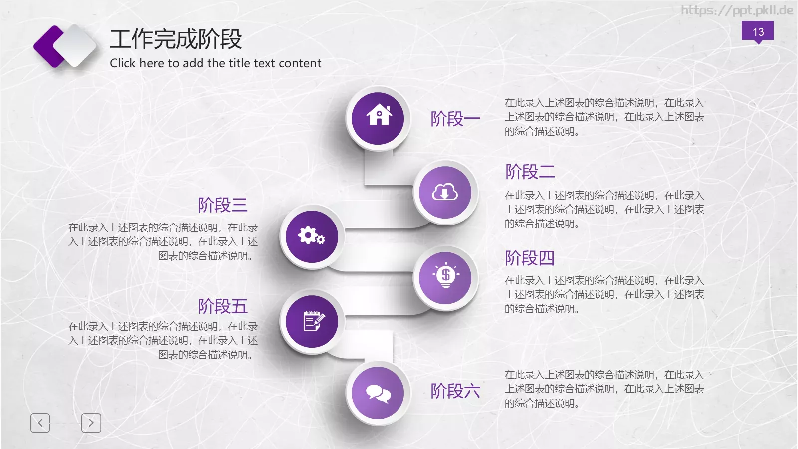 工作报告总结PPT模板 第 13 页预览图