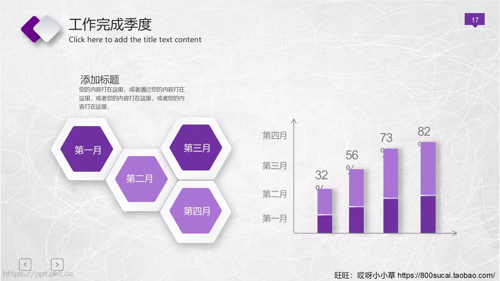 工作报告总结PPT模板 第 17 页预览图