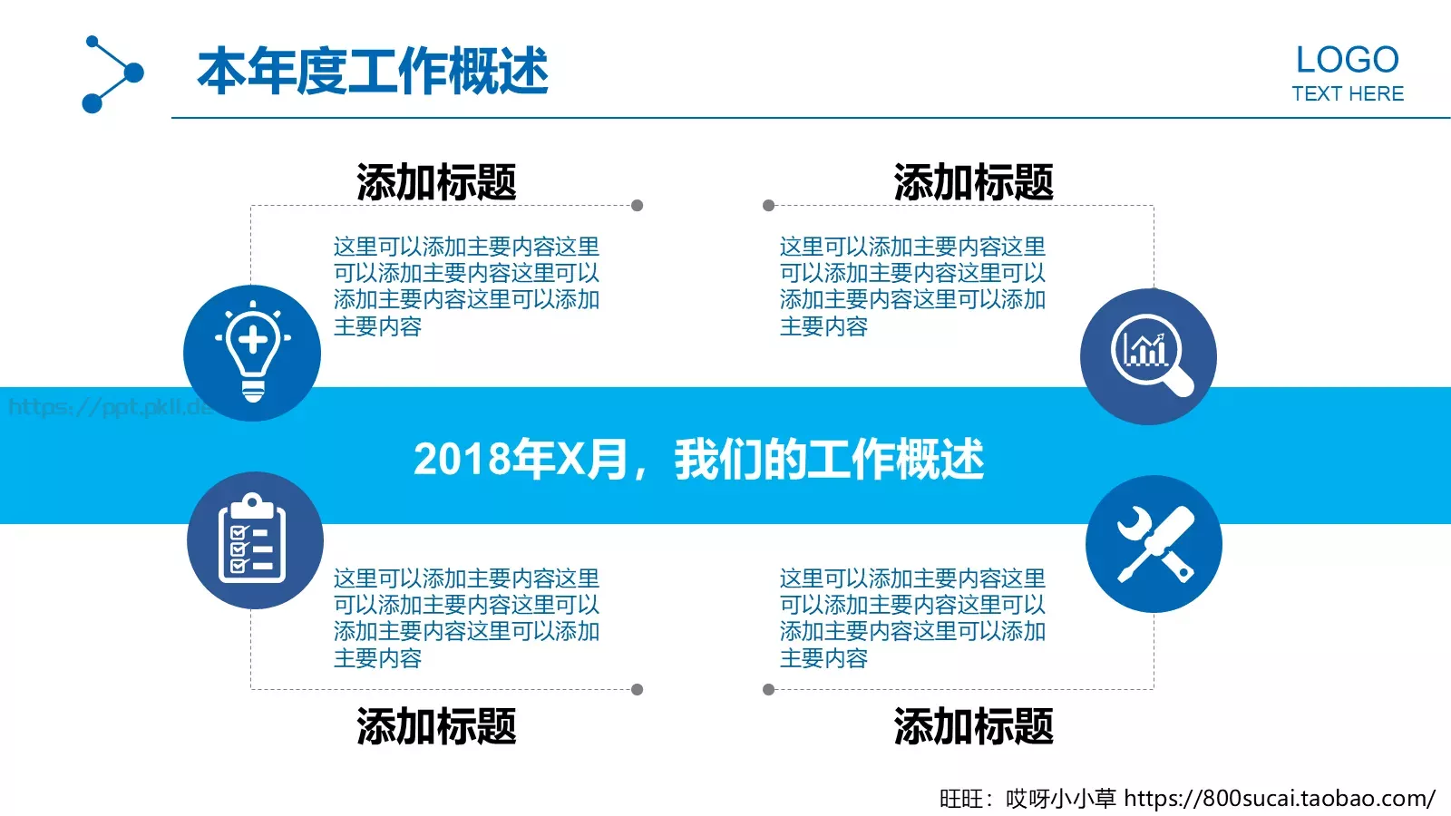 工作汇报总结PPT模板 第 6 页预览图