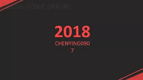 欧美商务时尚PPT模板 缩略图