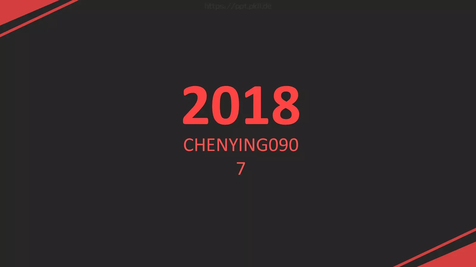 欧美商务时尚PPT模板 封面图